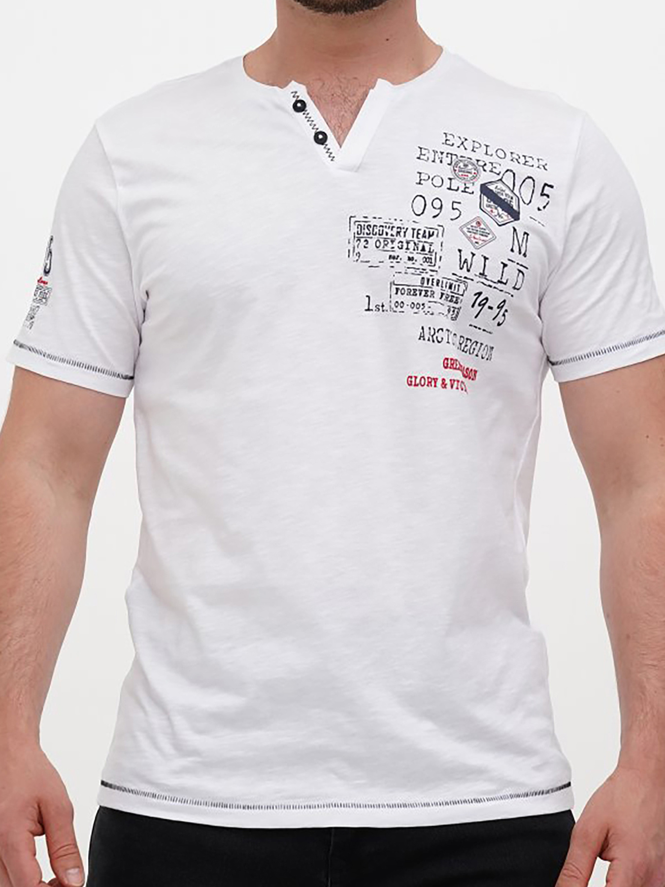 Поло Trend Collection модель TC12201WhiteFTBLK Фото