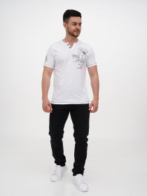 Поло Trend Collection модель TC12200WhiteFTBLK Фото