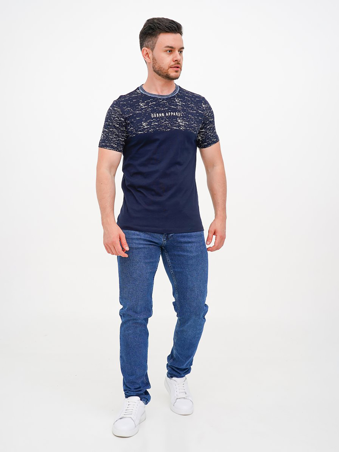 Футболка Trend Collection модель TC12199DarkBlueFTBLK Фото