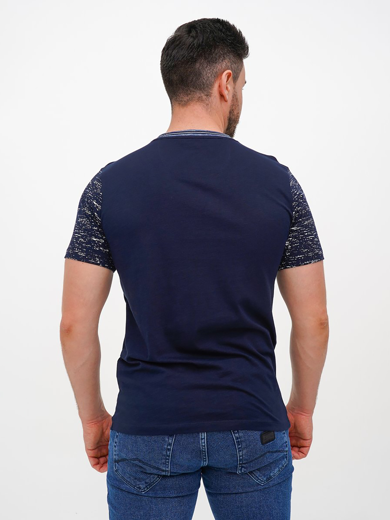 Футболка Trend Collection модель TC12199DarkBlueFTBLK Фото