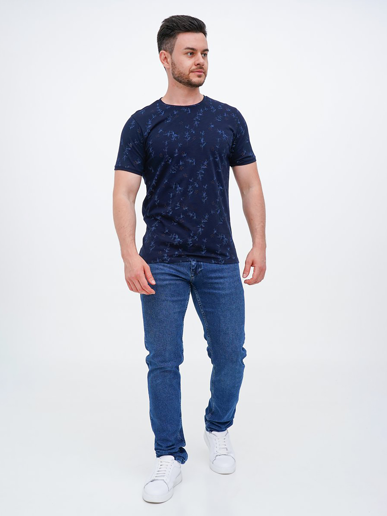 Футболка Trend Collection модель TC12194DarkBlueFTBLK Фото