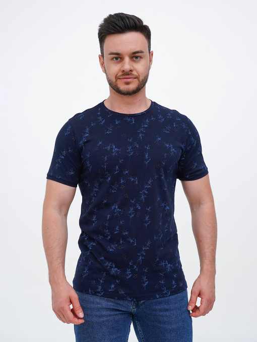 Футболка Trend Collection модель TC12194DarkBlueFTBLK Фото