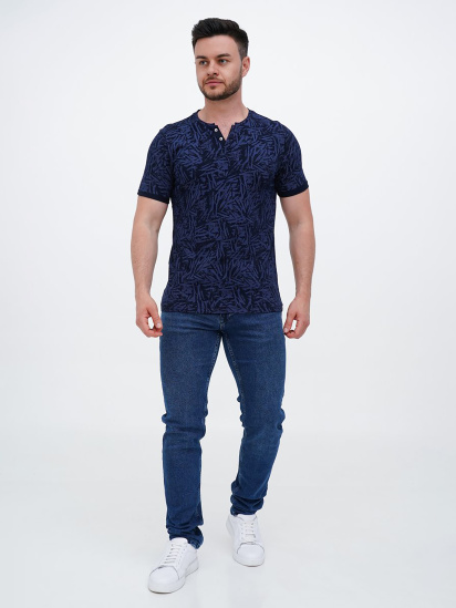Поло Trend Collection модель TC12192DarkBlueFTBLK — фото 4 - INTERTOP