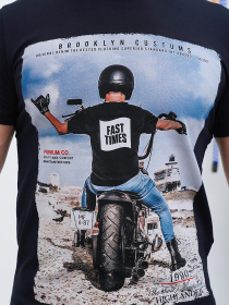 Футболка Trend Collection модель TC12187DarkBlueFTBLK Фото