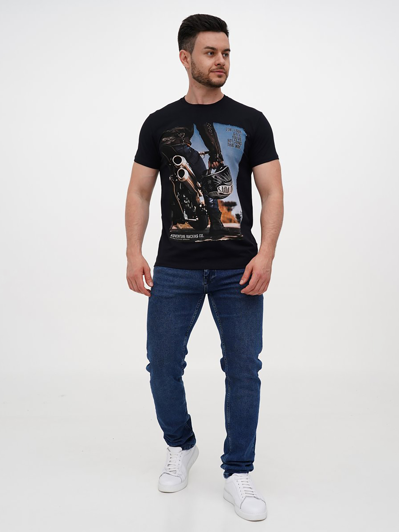 Футболка Trend Collection модель TC12184DarkBlueFTBLK Фото