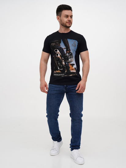 Футболка Trend Collection модель TC12184DarkBlueFTBLK — фото - INTERTOP