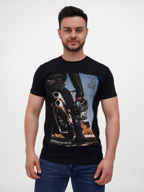 Футболка Trend Collection модель TC12184DarkBlueFTBLK Футболка Trend Collection модель TC12184DarkBlueFTBLK Фото