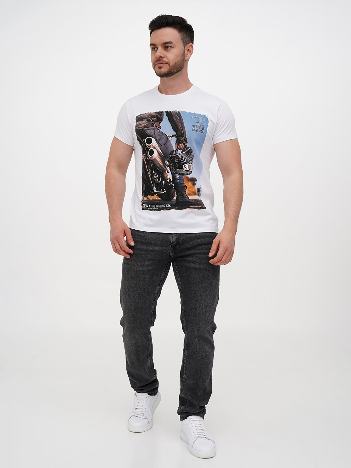 Футболка Trend Collection модель TC12183WhiteFTBLK Фото