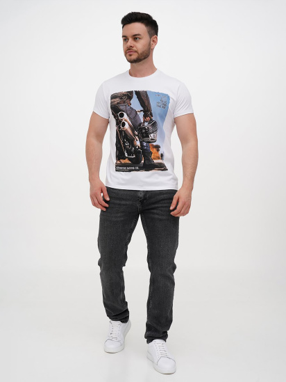 Футболка Trend Collection модель TC12183WhiteFTBLK — фото - INTERTOP