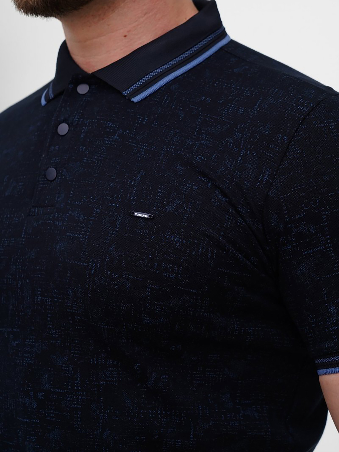 Поло Trend Collection модель TC12134DarkBlueFTBLK Фото