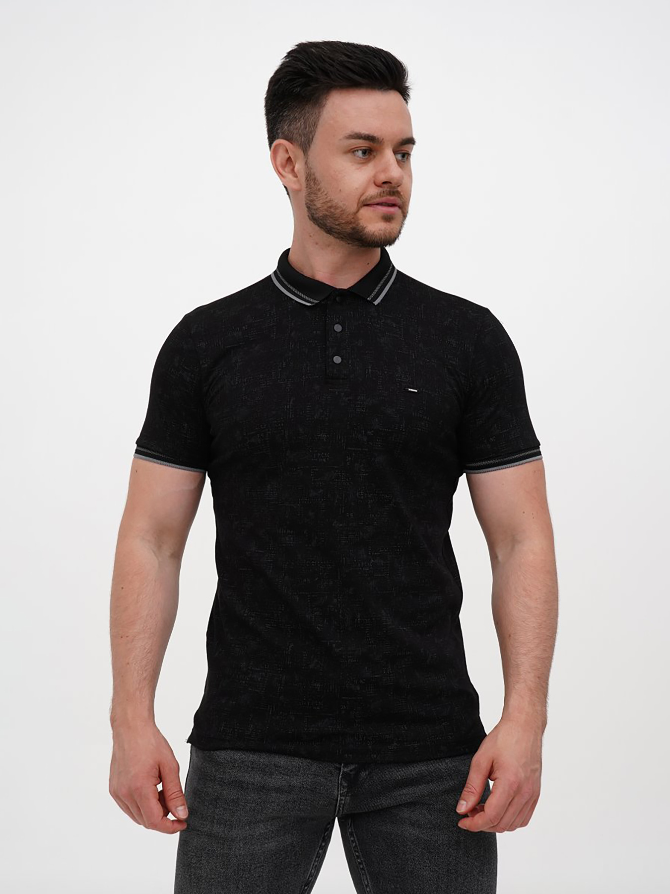 Поло Trend Collection модель TC12131BlackFTBLK Фото