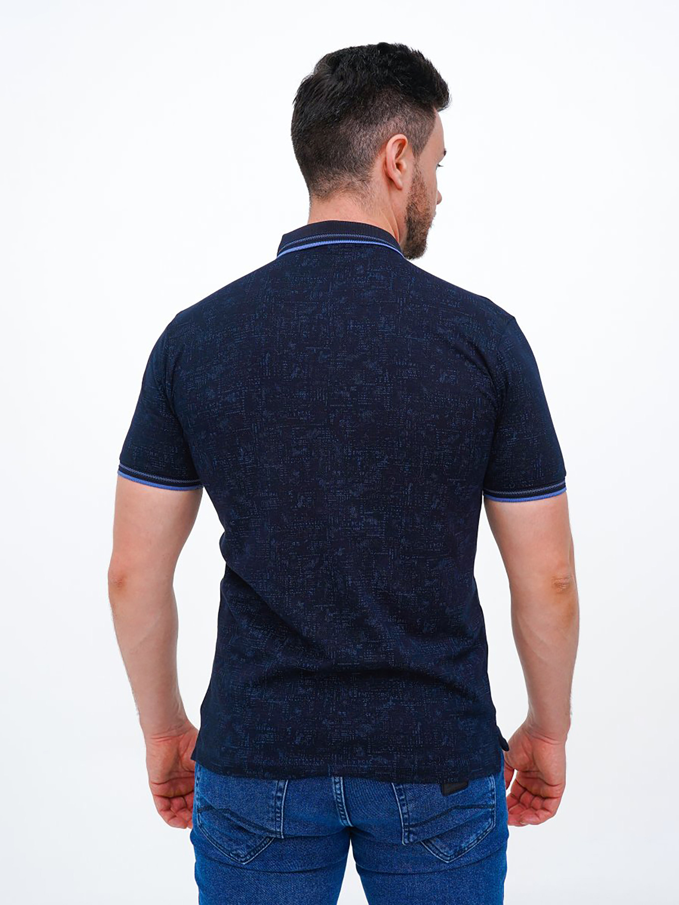 Поло Trend Collection модель TC12130DarkBlueFTBLK Фото