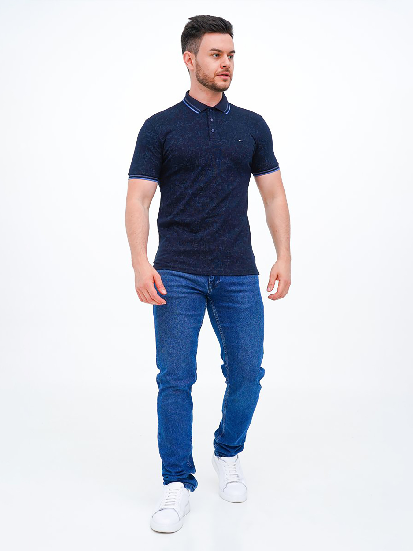 Поло Trend Collection модель TC12130DarkBlueFTBLK Фото