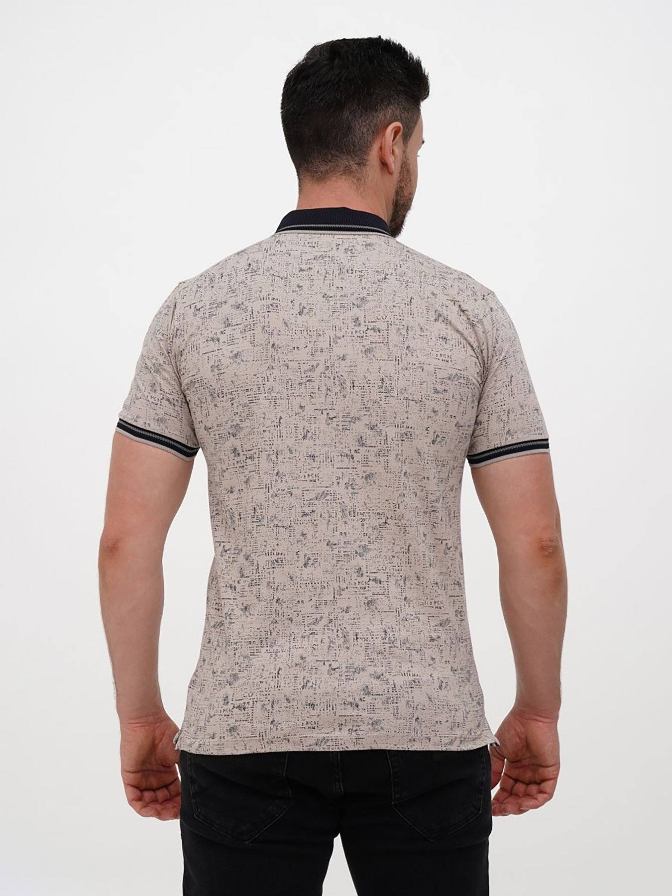 Поло Trend Collection модель TC12128BeigeFTBLK Фото