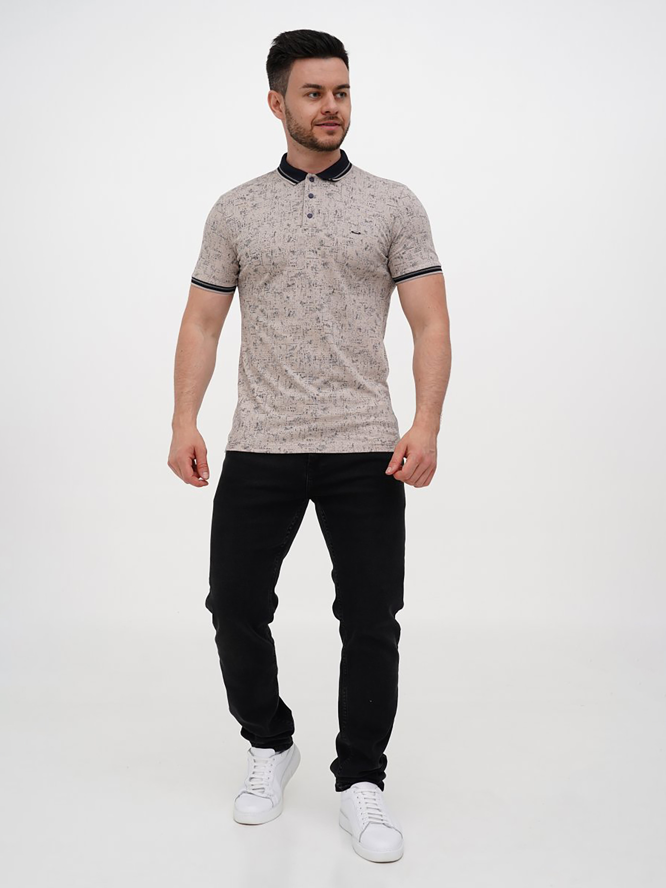 Поло Trend Collection модель TC12128BeigeFTBLK Фото