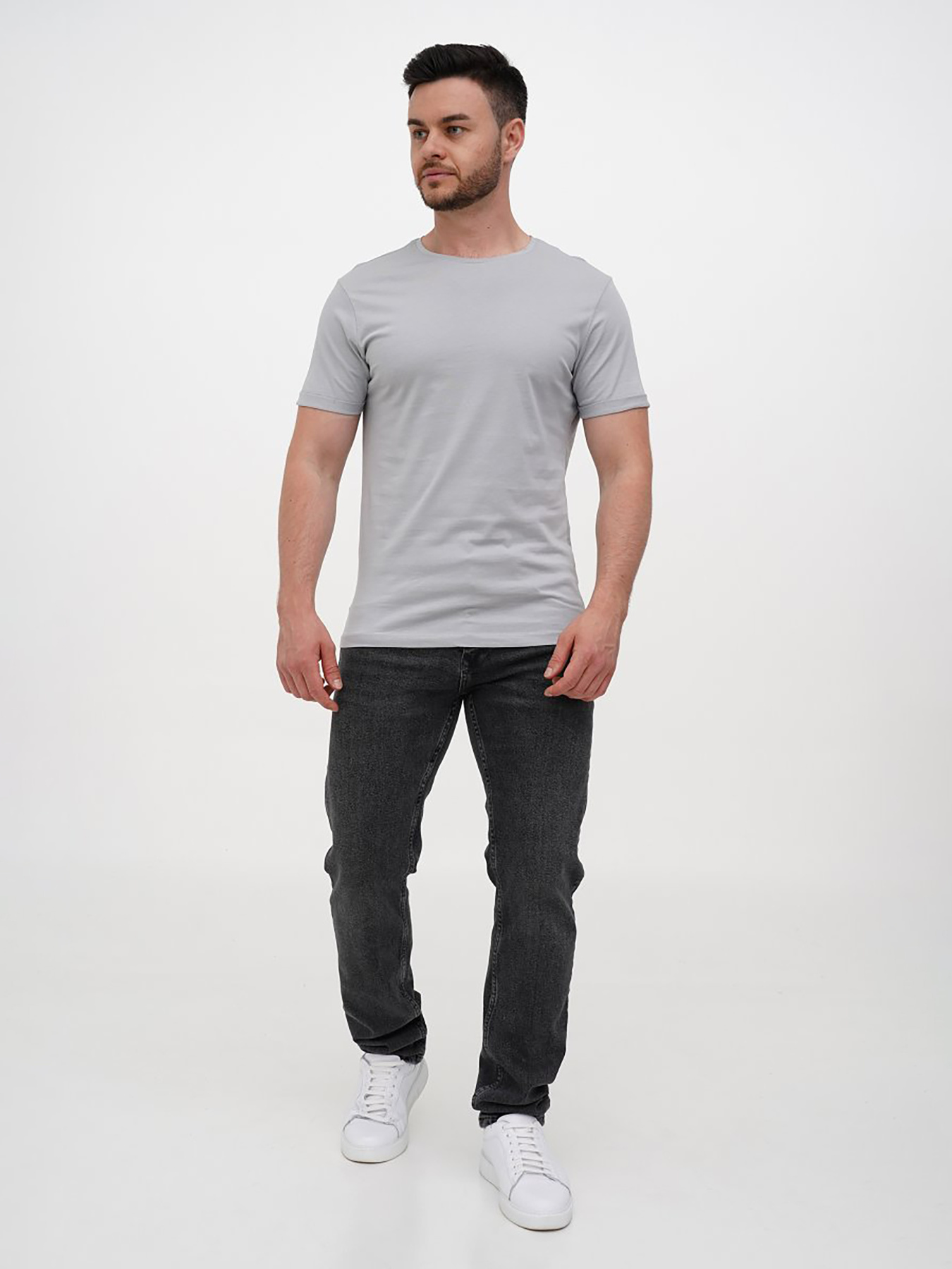 Футболка Trend Collection модель TC12111GreyFTBLK Фото