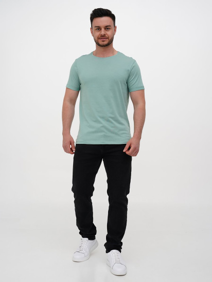 Футболка Trend Collection модель TC12110LightGreenFTBLK — фото - INTERTOP
