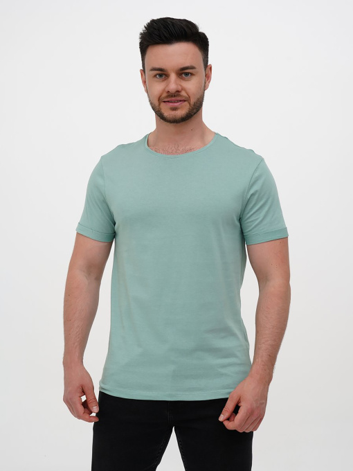 Футболка Trend Collection модель TC12110LightGreenFTBLK Фото