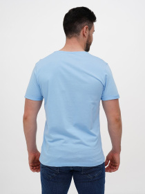 Футболка Trend Collection модель TC12109BlueLightFTBLK Фото