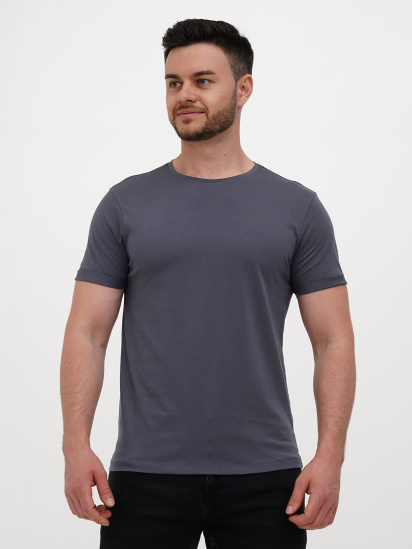 Футболка Trend Collection модель TC12107GreyFTBLK - фото
