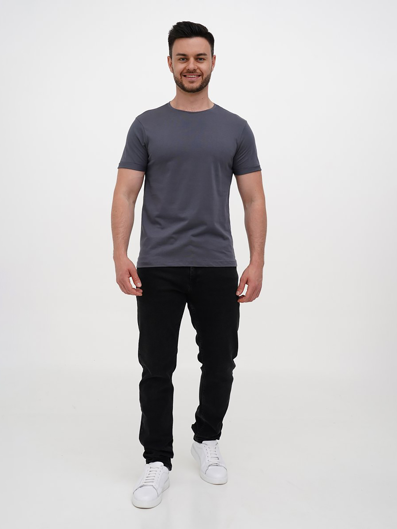 Футболка Trend Collection модель TC12107GreyFTBLK Футболка Trend Collection модель TC12107GreyFTBLK Фото