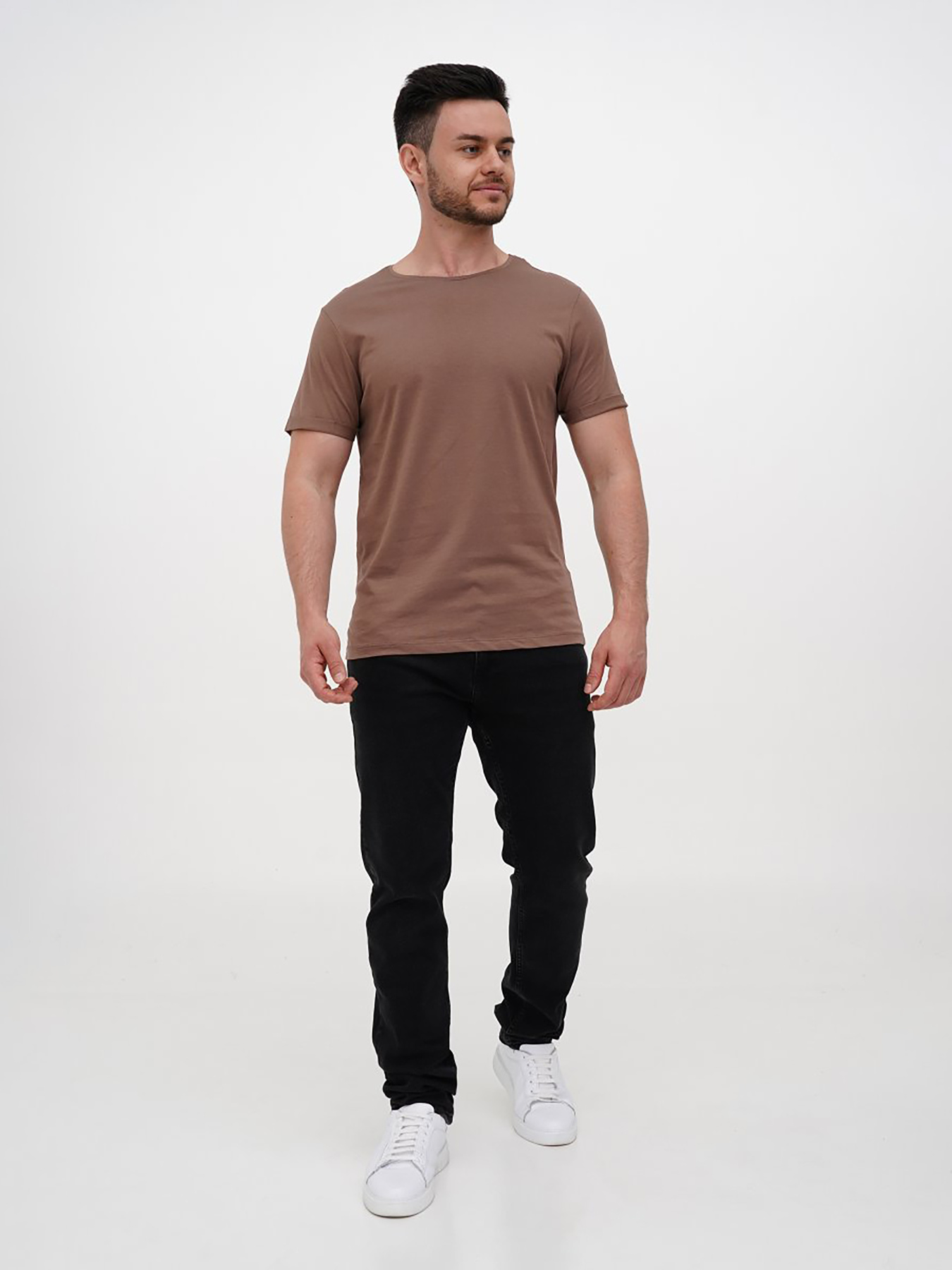 Футболка Trend Collection модель TC12104BrownFTBLK Фото