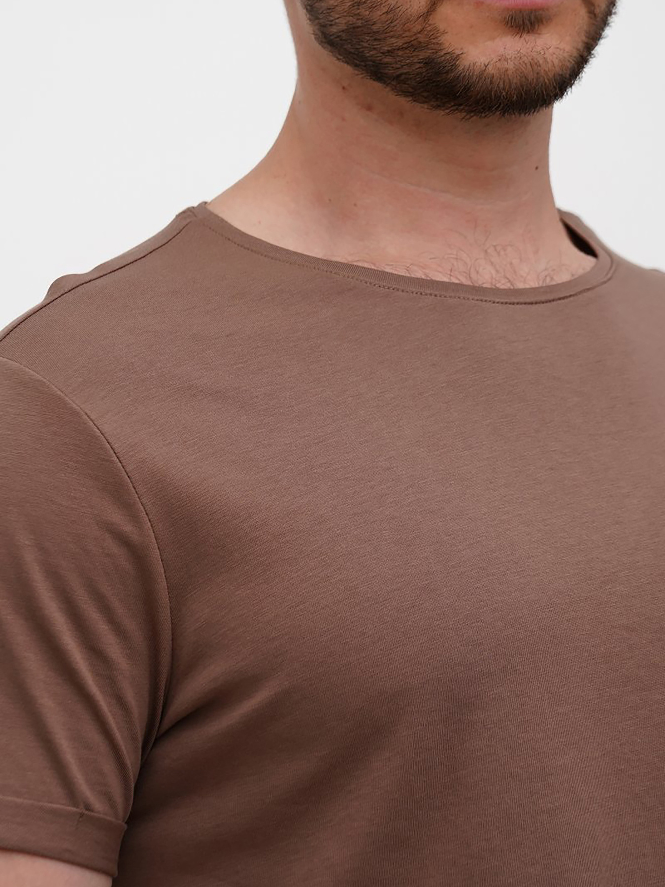 Футболка Trend Collection модель TC12104BrownFTBLK Фото