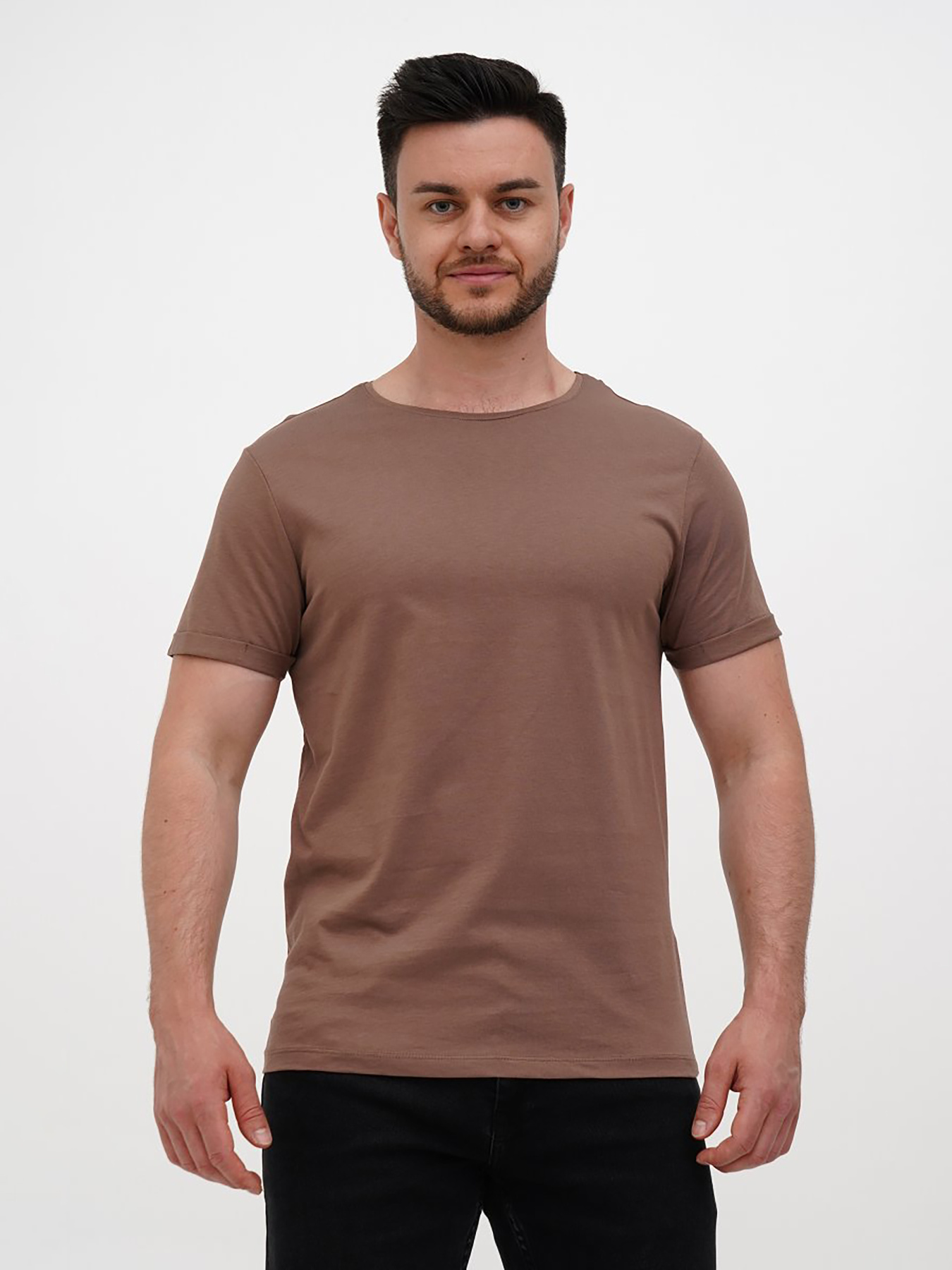 Футболка Trend Collection модель TC12104BrownFTBLK Фото