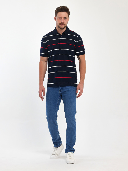 Поло Trend Collection модель TC11508DarkBlueFTBLK — фото 3 - INTERTOP