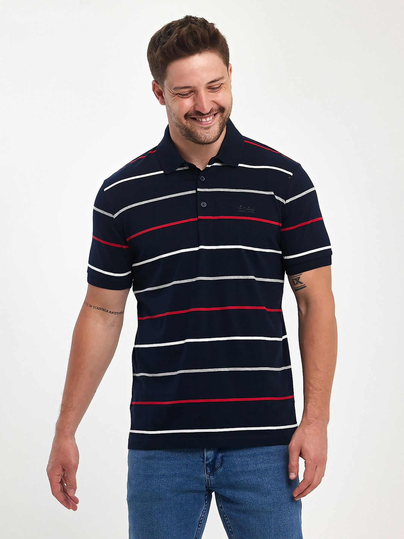 Поло Trend Collection модель TC11508DarkBlueFTBLK Фото