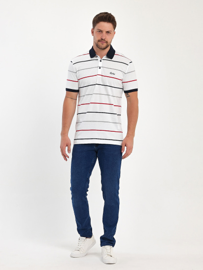 Поло Trend Collection модель TC11507WhiteFTBLK — фото - INTERTOP