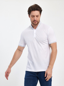 Поло Trend Collection модель TC11445WhiteFTBLK Фото