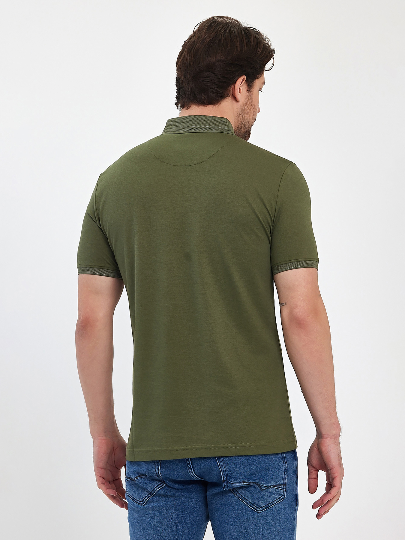 Поло Trend Collection модель TC11440KhakiFTBLK Фото