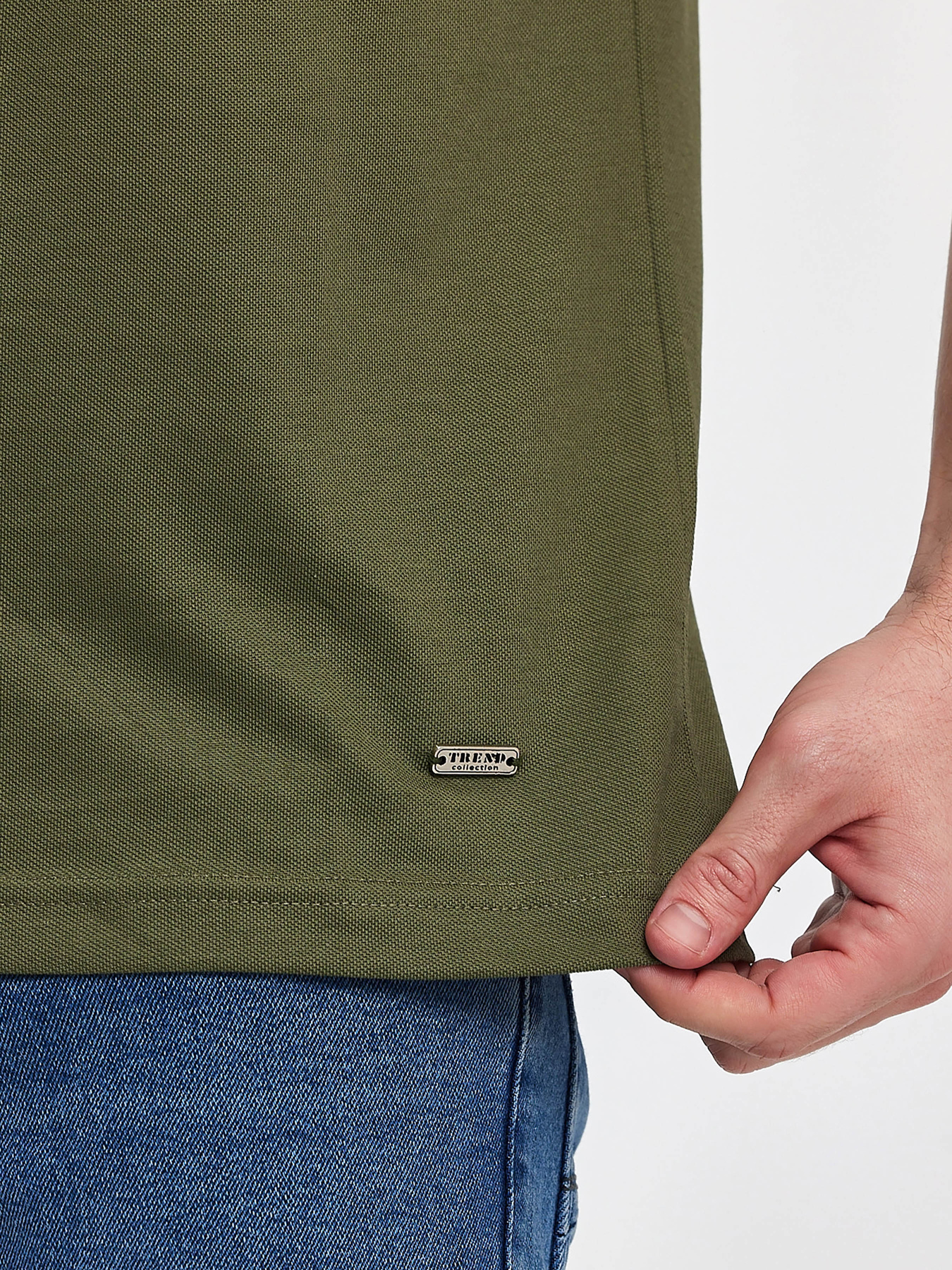 Поло Trend Collection модель TC11440KhakiFTBLK Фото