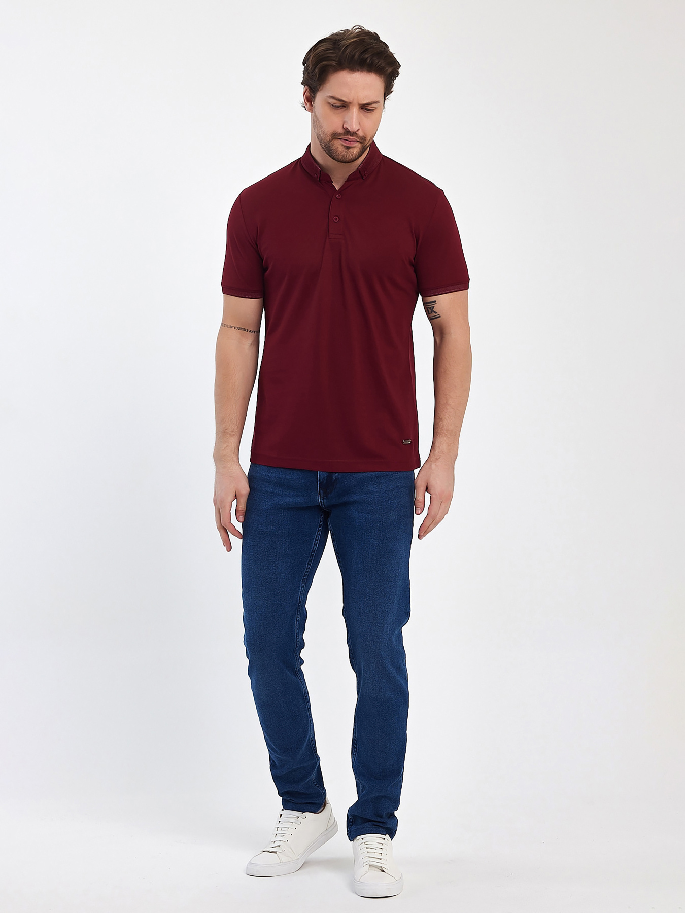 Поло Trend Collection модель TC11439BordoFTBLK Фото