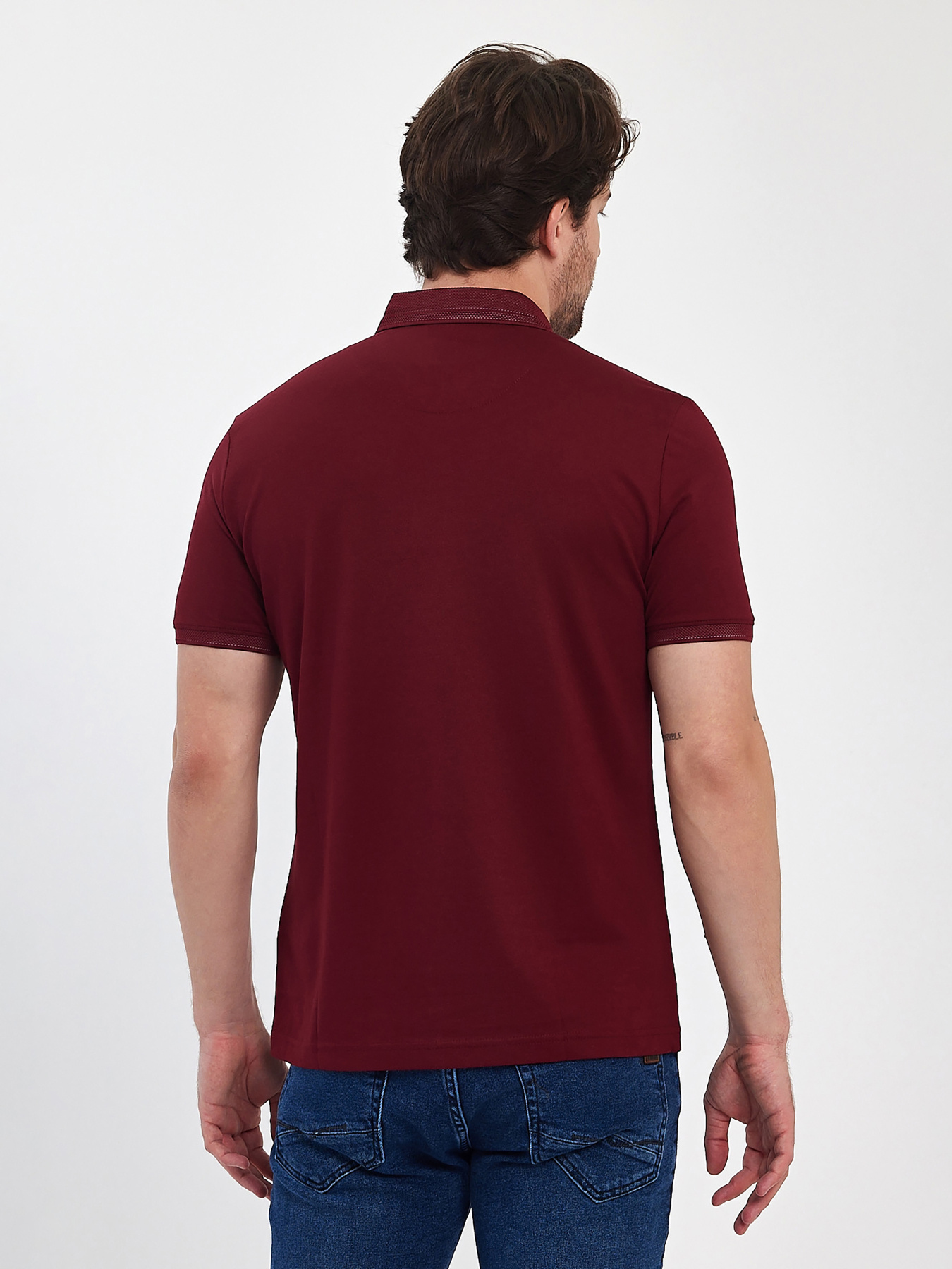 Поло Trend Collection модель TC11439BordoFTBLK Фото