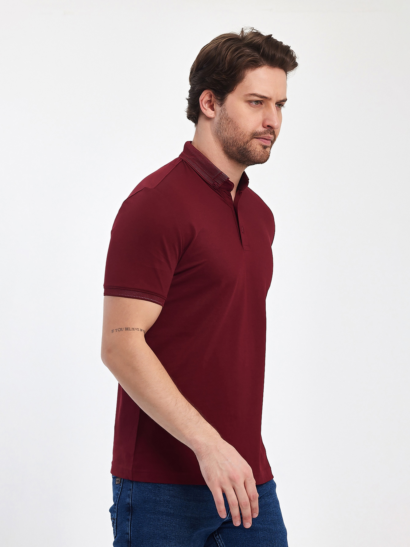 Поло Trend Collection модель TC11439BordoFTBLK Фото