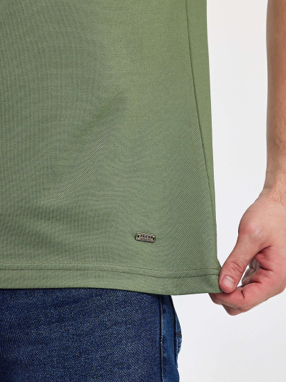 Поло Trend Collection модель TC11435OliveFTBLK — фото 3 - INTERTOP
