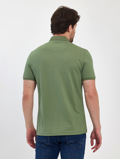 Поло Trend Collection модель TC11435OliveFTBLK — фото 4 - INTERTOP