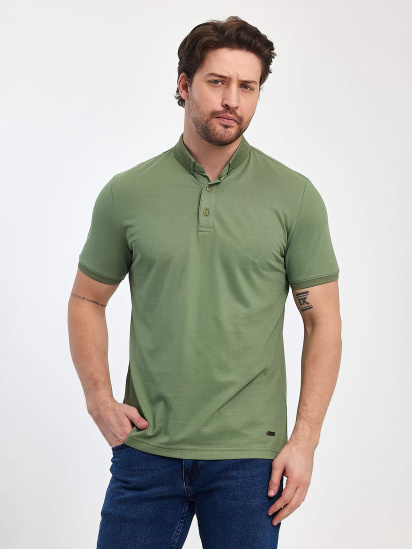 Поло Trend Collection модель TC11435OliveFTBLK - фото
