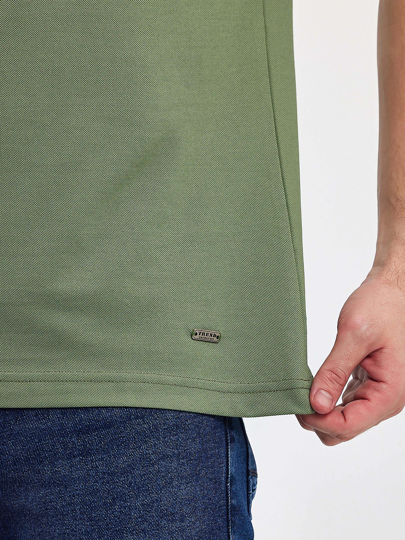 Поло Trend Collection модель TC11435OliveFTBLK Фото