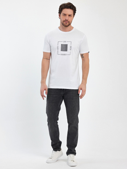 Футболка Trend Collection модель TC11384WhiteFTBLK — фото - INTERTOP