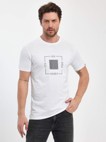 Футболка Trend Collection модель TC11384WhiteFTBLK Фото