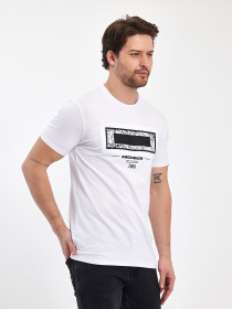 Футболка Trend Collection модель TC11382WhiteFTBLK Фото