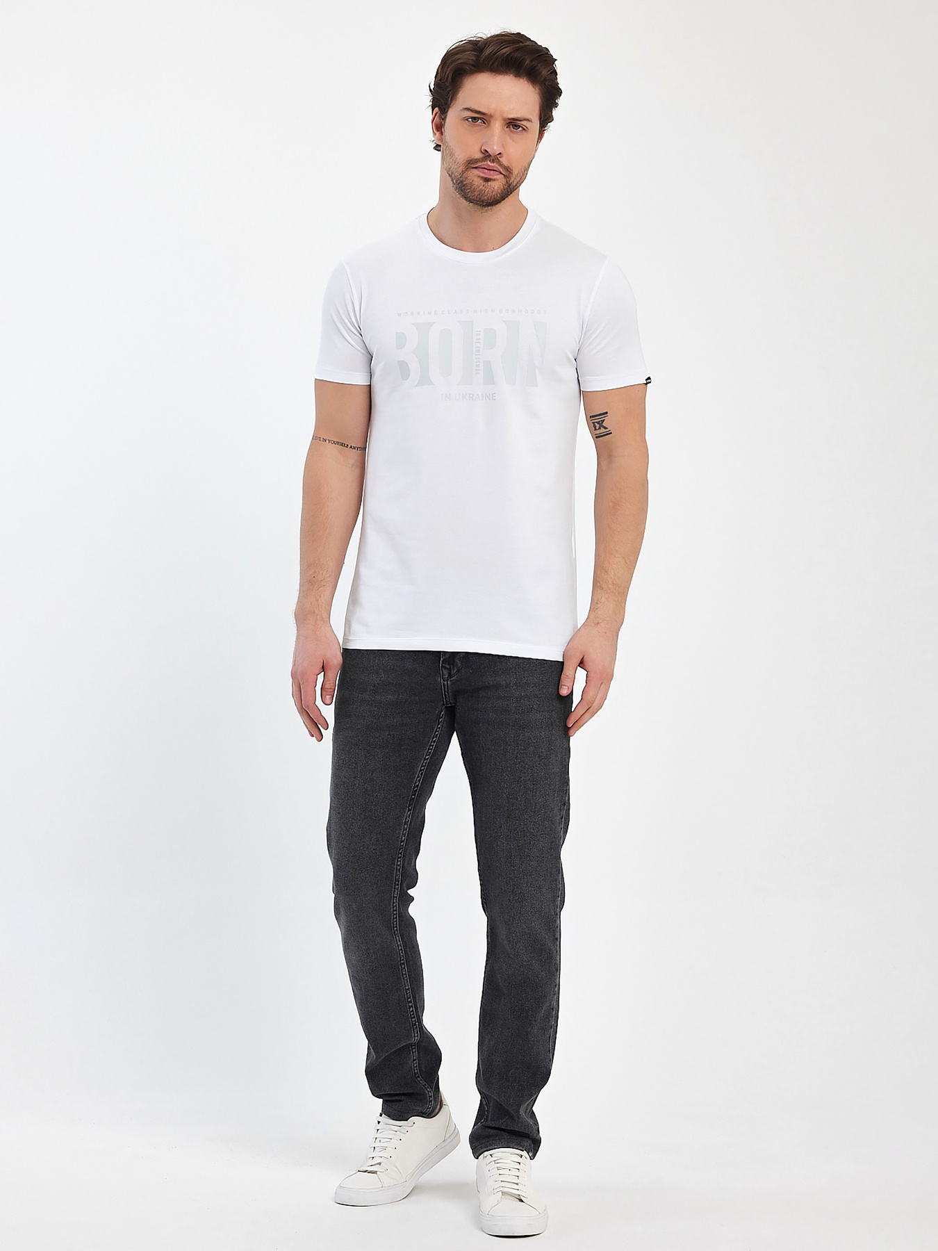 Футболка Trend Collection модель TC11378WhiteFTBLK Фото