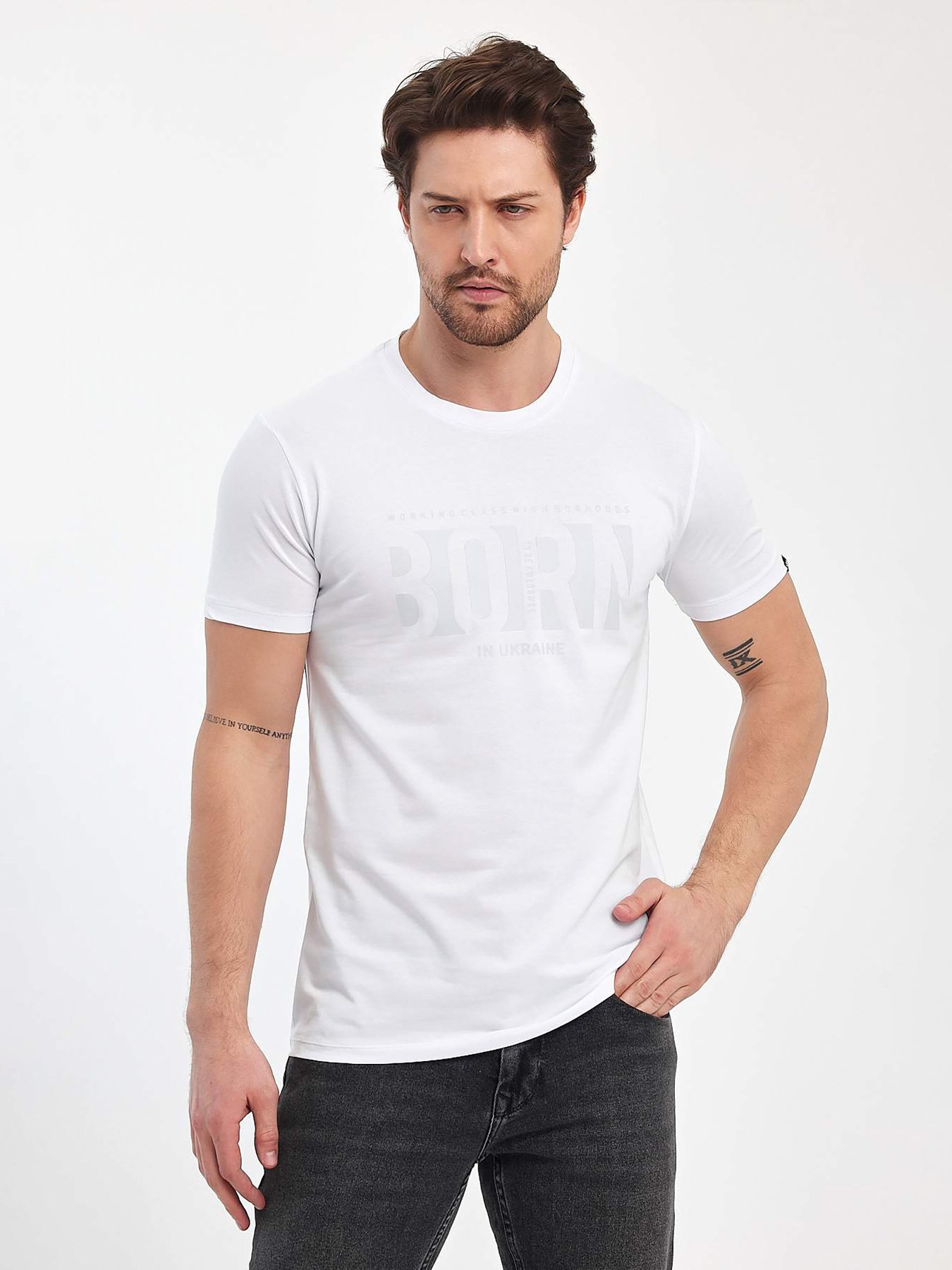 Футболка Trend Collection модель TC11378WhiteFTBLK Фото