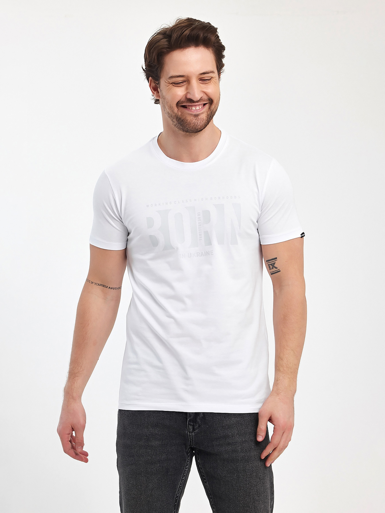 Футболка Trend Collection модель TC11378WhiteFTBLK Фото