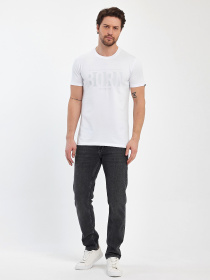 Футболка Trend Collection модель TC11378WhiteFTBLK Фото