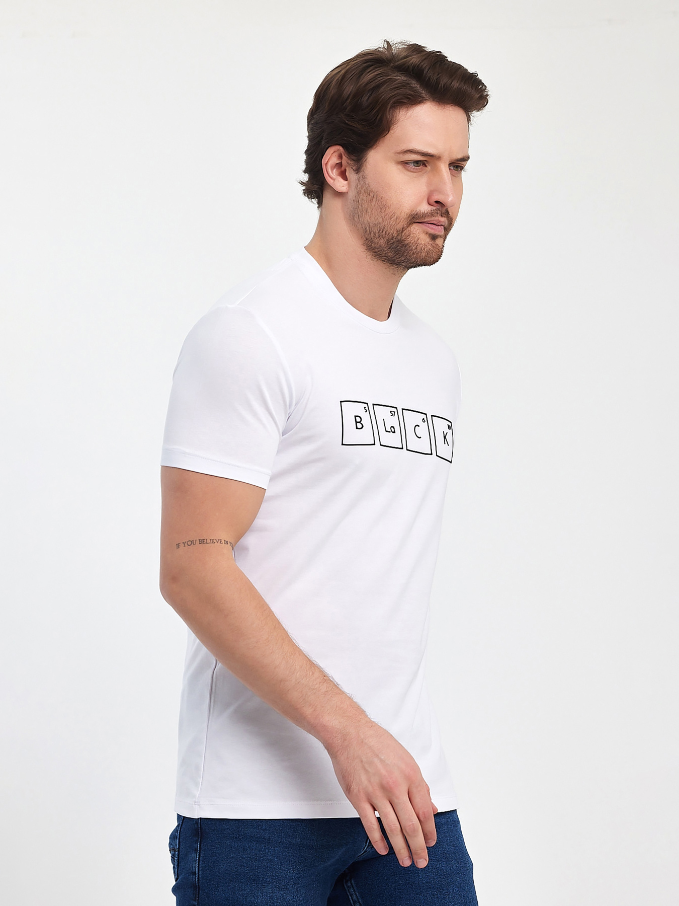 Футболка Trend Collection модель TC11376WhiteFTBLK Фото