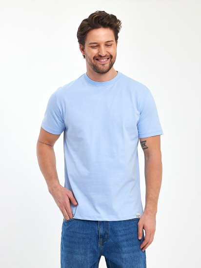 Футболка Trend Collection модель TC11288BlueLightFTBLK — фото 4 - INTERTOP